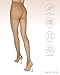 Melas 6 Pair Women's 12 Denier Crystal Sheer Control Top Pantyhose Honey Medium