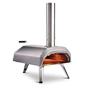 Ooni Karu 12 Multi-Fuel Outdoor Pizza Oven – Draagbare houtgestookte en gas Pizza Oven – Outdoor Cooking Pizza Maker – Pizza Oven Voor Authentieke Steen Gebakken Pizza’s – Aanrecht Pizza Oven
