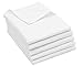 Zollner 5er Set Geschirrtücher, 50x70 cm, 100% Baumwolle, 200g/qm, weiß