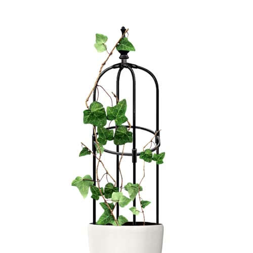 Obelisco de jardín, Enrejado, Soporte para Plantas trepadoras, Torre de Vid Rosa, obelisco para Tomate de rosal