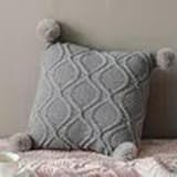LIUXIN Manta de Punto con Bolas, Chenilla de Crochet, Colcha cálida, Mantas Rosas para Cama, sofá, Elegante