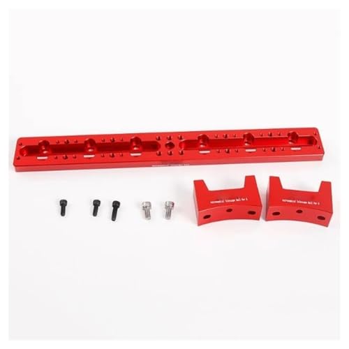 Accesorios para telescopios placa C11HD guía de metal de 445 mm en color rojo