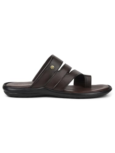 Image of Liberty Healers AOL-12 Casual Toe Ring Slipper For Men With PU Sole | Durable and Lightweight | Trendy Design | Comfortable and Soft Insole | Stylish Footwear and Cushioned Footbed