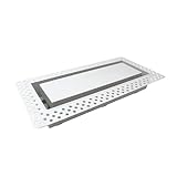 Fittes Flush Wall Vent [Lite], Minimalist ABS Plastic HVAC Air Return Register Cover, Customizable Modern Airflow Solution for Home or Ceiling, Pro Install – 4