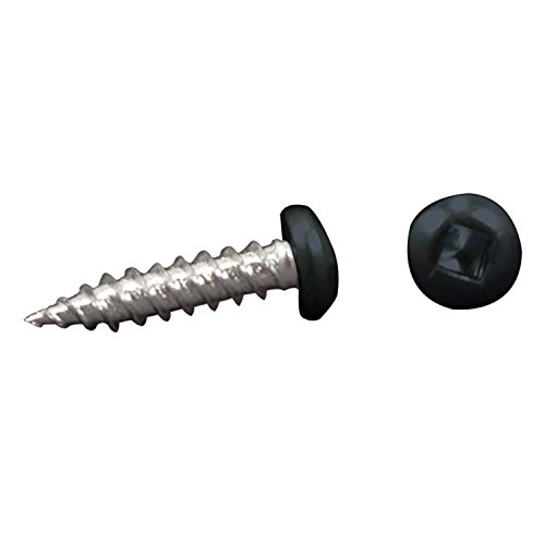 AP Products 012-PSQ500 BL 8 X 1 Black Finish #8 Pan Head Screw, 1" / Pack of 500 #1