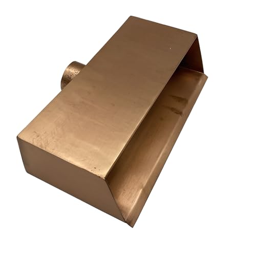 12 Inch Straight Edge Copper Spillway
