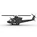 RBLOCTOYNY Bell-412 Helicopter Blocks Set for Adults, MOC Aircraft Model with Detailed Rotors & Transparent Cockpit, Desk Display & Decor, Gift for Military Enthusiasts, Designed by Zaturon (738PCS)