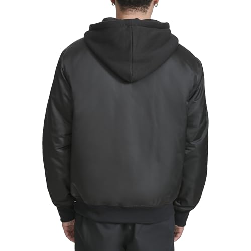 Champion Men's Hooded Varsity Bomber Jacket with Quilted Lining4