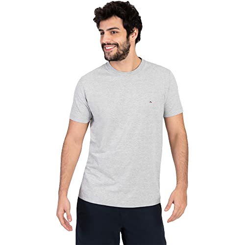 Aramis Camiseta Básica (Pa), Masculino, M, Cinza Mescla