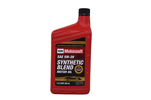 Genuine Ford Accessories (XO-5W20-QSP) SAE 5W-20 Premium Synthetic Blend Motor Oil - 1 Quart