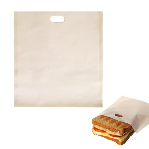 Bolsas reutilizables para tostadora, fundas lavables y reutilizables para tostadora, de almacenamiento de alimentos para verduras, tostadas de ajo, horno, microondas o una parrilla