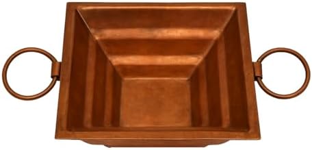 BRACOP Copper Pyramid Havan Kund Agnihotra Kit for Pooja Havan Yagya Religious Item Pooja Hindu Rituals Havan Samagri Hand Carved Copper Pyramid Kund Diwali Pooja Decoration