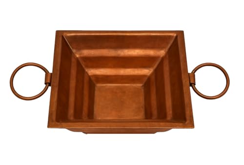 BRACOP® Pirámide de Cobre Havan Kund Agnihotra Kit para Pooja Havan Yagya Artículo religioso Pooja Rituales hindúes Havan Samagri Pirámide de Cobre Tallada a Mano Kund Diwali Pooja Decoración