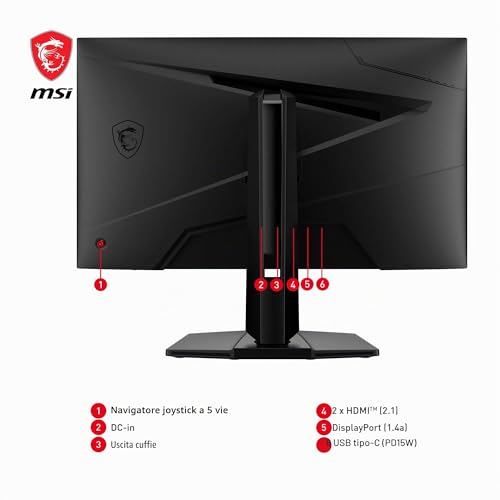 MSI MAG 274UPF E2 Monitor Gaming 27" 4K UHD - Rapid IPS (3840 x 2160) - Monitor - Immagine 5