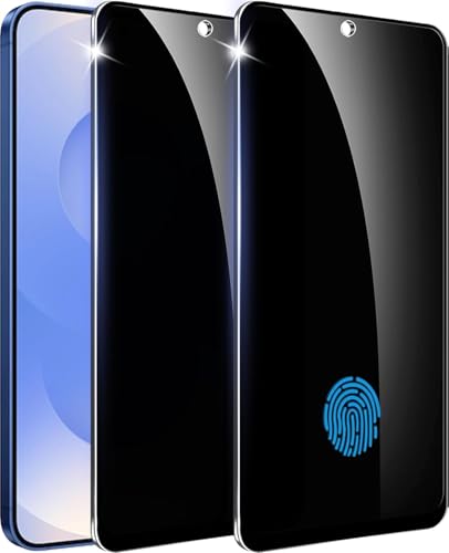 World biz 2 Pack Privacy for Samsung Galaxy S25 5G 6.2-Inch Screen Protector Anti-Spy Tempered Glass Film Case Friendly 9H Hardness Anti-Scratch Ultra Resistant Touch Sensitive