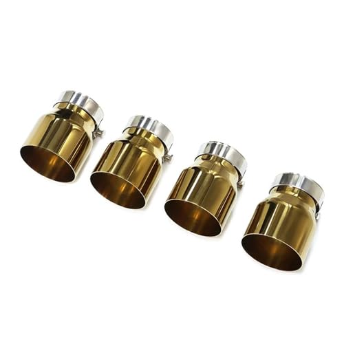 Embout pot d'échappement Gold pour BMW M3 F80 M4 F82 F83 M2C F87 - Tuyau d'échappement 4Pcs