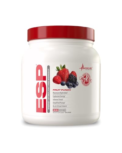 Metabolic Nutrition, ESP, Energy and Endurance Stimulating Pre Workout, Pre