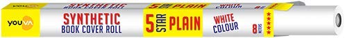 Navneet Youva | Synthetic | Cover Roll | Plain | 5 Star | 8 Meter | White | Pack of 1