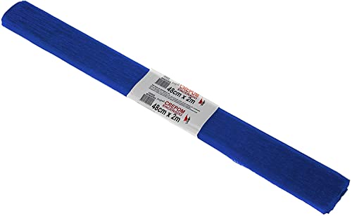 Papel Crepom Encerado 48X200 4 Pcts Azul