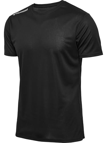 Hummel Herren Hmlrun Jersey S/S T-Shirt, Schwarz, L EU