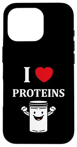 Humor Protein bodybuilding sport amour i love Proteins �X�}�z�P�[�X iPhone 16 Pro �p
