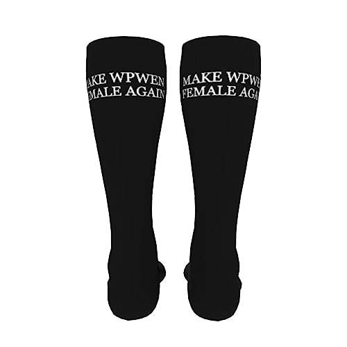 Make Women Female Again Knee High Socks For Women Long Tube Socks Athletic Compression Socks Unisex High Socks Girls4