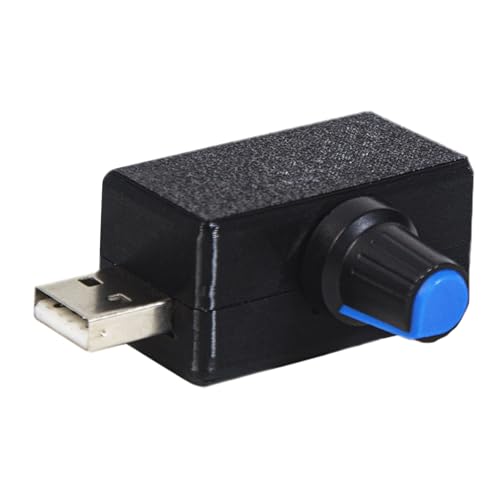 Cenifin Proveedor de velocidad de ventilador USB de 5 V con controles continuos y operaciones silenciosas para escritorio y portátil