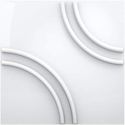 Decorative 3D Wall Panels Textured for Interior and Exterior Wall Decor. Design Boards. Pack of 12 Tiles. Amsterdam Model