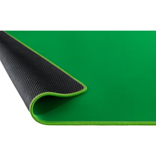 Green Screen Mouse Mat, tappetino chroma key da scrivania, di qualità, perfetto per fotocamere posizionate in alto o manuali per OBS, Twitch, YouTube, Zoom, Teams, streaming, gioco e istruzione - Mousepad - Immagine 2