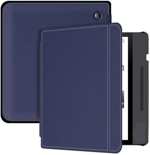 Case Compatible with Kobo Libra H2O 2019 7" E-Book Cover Magnetic E-Reader Funda Capa Skin Shell (Size : Grey)