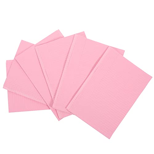 MERRYHAPY パック ネイルテーブルマット マニキュアテーブルマット マニキュアハンドレスト ネイルアート枕 デスクマットプロテクター 防水コーティングを施したファイバーペーパー ピンク