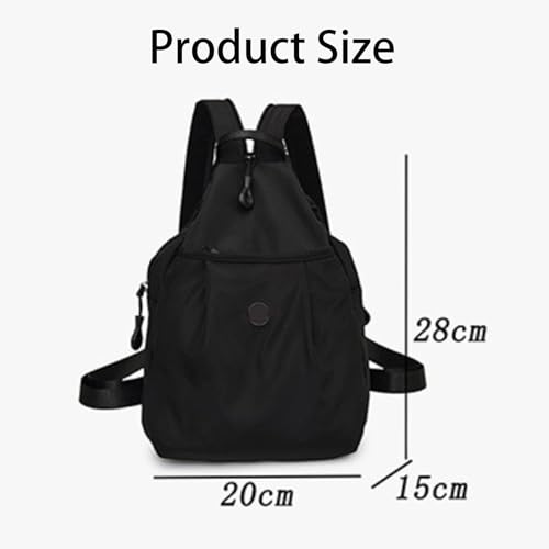 Vovtva Street Lite Fashion Multifunctional Travel Bag, AdjustableStrap Multi-compartment Waterproof Fashion Lightweight (Silver)2