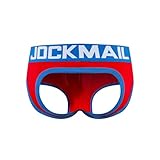 JOCKMAIL Mens Jockstrap Mens Cotton Briefs Breathable Mens Athletic Underwear for Athletic Supporter (US, Alpha, XX-Large, Regular, Regular, 307Red)
