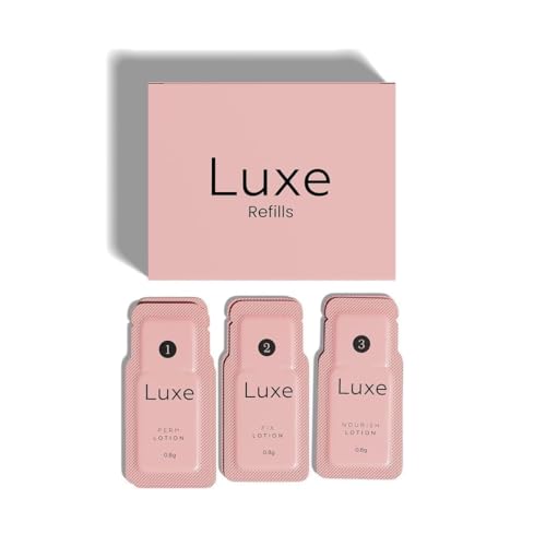 Image of Sachets Refills for Lash Lifting - Long Lasting Finish - Professional Results up to 8 Weeks - Eyelash Curling Set at Home - Set for 3 Applications - Luxe Cosmetics