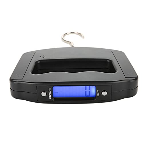 KIMISS Mini Báscula de Anzuelo Digital Portátil y precisa: Peso Electrónico para Colgar Equipaje de 50 Kg/10 G, Ideal para Pesar, Ir de Compras y Actividades Al Aire libre.