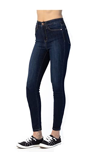 Judy Blue Hi-Waist Back Phone Yoke Seam Skinny Jeans (82409)4