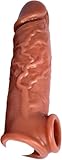 6.5 Inch Soft Large Texture Sleeve Extender Sheath for Men Male Enhancement...