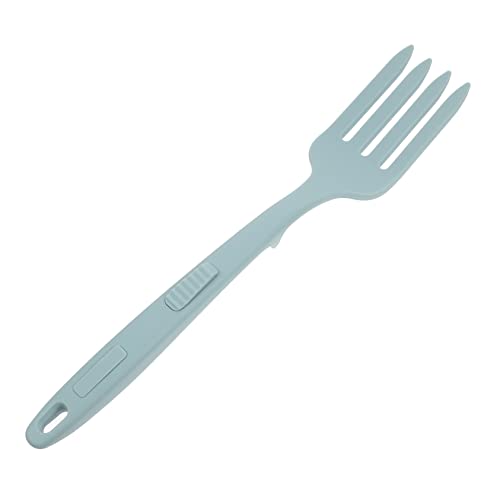 TIDTALEO Silicone Cooking Fork Pasta Server Fork Large Size Reusable Non-slip Handle Kitchen Gadget