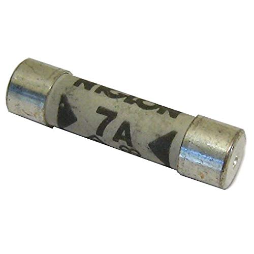 UKCABLE-TIES Domestic Plug Fuses 1A 2A 3A 5A 7A 10A 13A Ceramic Household Mains Plug Top Fuses Electrical Cartridge Fuses (7A - 5x)