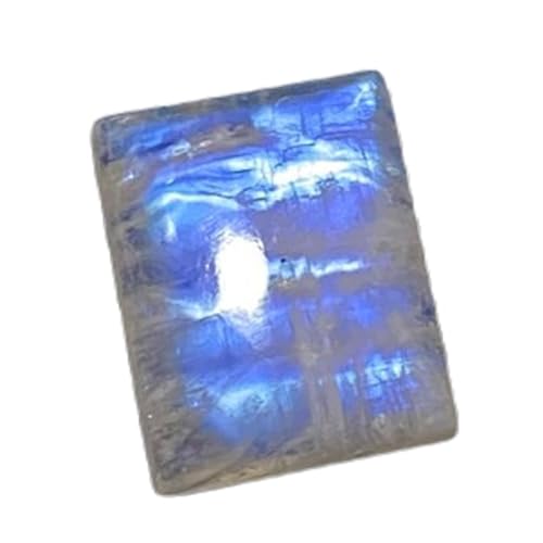 Pierre de lune arc-en-ciel cabochon 21x17mm pour créer vos bagues