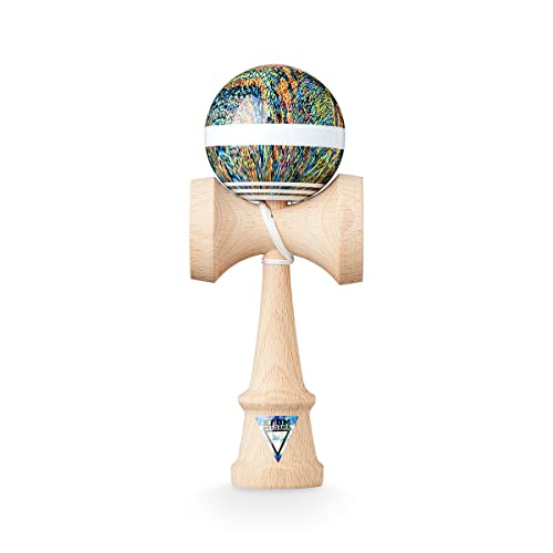 Krom Kendama Jouet Noia 5 - Améliore l’équilibre, Les réflexes et la créativité - Conçu par Un Professionnel pour Les débutants et Les Experts Cover