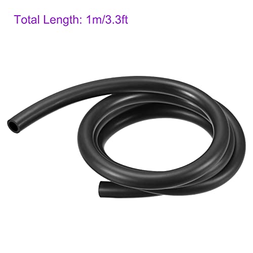 DMiotech Black Rubber Lubricant Tubing 6mm x 9mm 3.3ft Oil Resistant, Water Tube, 1m/3.3ft Length, 1 Pack - Thumbnail 4