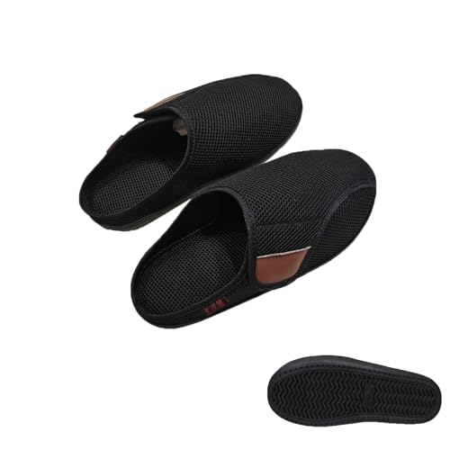 Yodilala Unisex Diabetic Shoes Extra Wide Diabetic Sandals, Adjustable Closed Arch Support Orthotic Shoes for Diabetic Edema Plantar Fasciitis Bunions Arthritis Swollen Feet