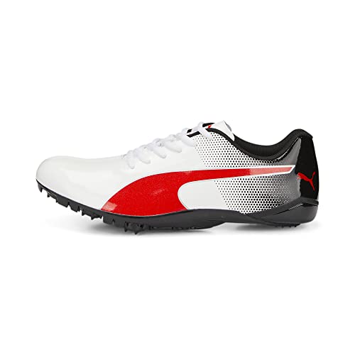 PUMA Herren Evospeed Prep Sprint 3 Turnschuhe, Puma White Puma Black Puma Red, 43 EU., 43.67 €