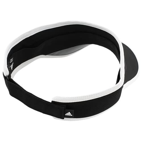 Adidas Women's Superlite Performance Visor, Black/White, One Size #TOP4