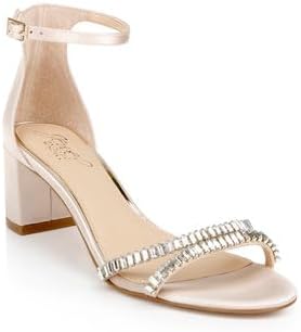 Jewel Badgley Mischka Joanne Strappy Block Heel - Image 9