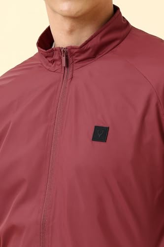 Image of Allen Solly Men's Regular Fit Solid Windcheater Jacket