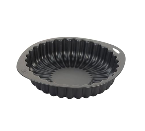 OPIROS Teglia Alluminio Antiaderente Per Dolci Natale Pasqua Compleanni Festività (Forma Margherita)