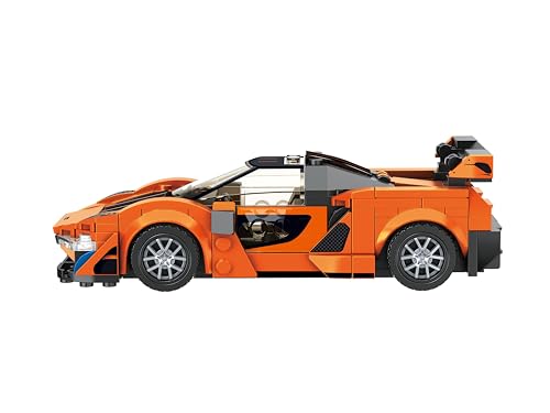 Image of Block Builder McLaren Senna Racing Car Building Block Set. Newly Designed Racing Car Building Blocks for Kids and Adults