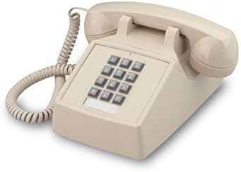 Industrial Desk Phone with Dialpad/Keypad - ASH/IVORY/BEIGE by HQTelecom